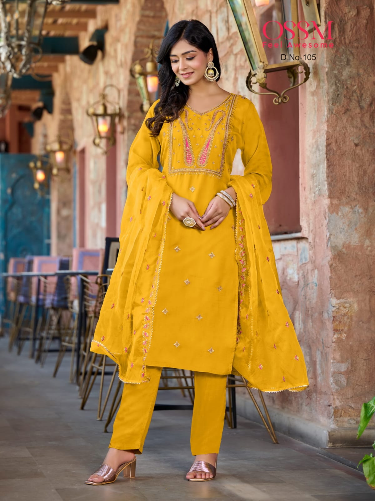 Ossm Mora Vol 1 Premium Organza Readymade Suits Catalog